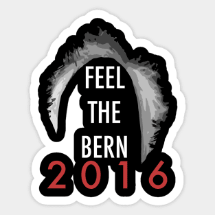 #FeelTheBern Bad Hair Day Sticker